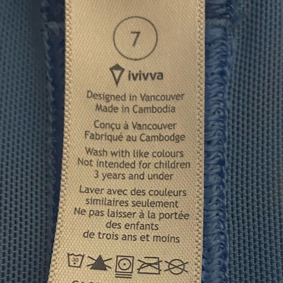 Ivivva by lululemon Play For Love tennis dress size 7 - Picture 3 of 3